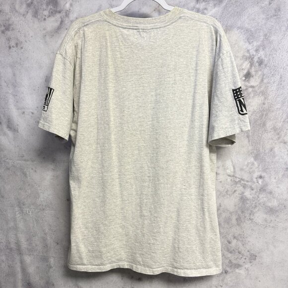 Vintage NFL on Fox T Shirt Mens XL Gray Short Sleeve - Picture 3 of 12